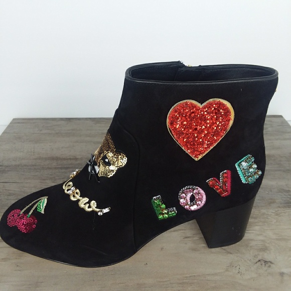 kate spade Shoes New Kate Spade Liverpool Meow Suede Ankle Boots